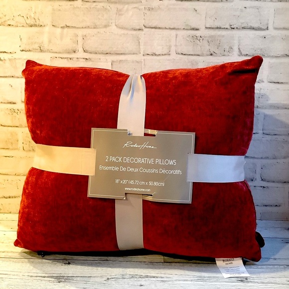 Rodeo Home Accents Rodeo Home Set Of 2 Textured Chester Pillows